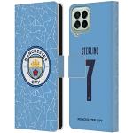 Head Case Designs sous Licence Officielle Manchester City Man City FC Raheem Sterling 2020/21 Joueurs Home Kit Groupe 1 Coque en Cuir à Portefeuille Compatible avec Samsung Galaxy M33 (2022)