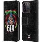Head Case Designs sous Licence Officielle WWE Le Maître De 619 Rey Mysterio Coque en Cuir à Portefeuille Compatible avec Apple iPhone 15 Pro