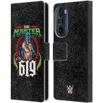 Head Case Designs sous Licence Officielle WWE Le Maître De 619 Rey Mysterio Coque en Cuir à Portefeuille Compatible avec Motorola Edge 30