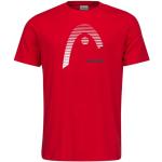 T-shirts de sport Head Club rouges à rayures à col rond Taille XL look fashion pour homme 