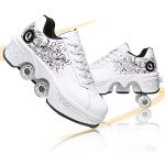 Chaussures de skate  à motif fleurs Pointure 37 look fashion pour garçon 
