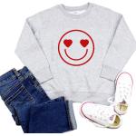 Sweatshirts en polaire Emoji Smiley Taille 7 ans pour garçon de la boutique en ligne Etsy.com 