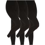 Leggings d'hiver Heat Holders noirs en polaire en lot de 3 Taille L look fashion pour femme 
