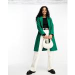 Manteaux classiques d'hiver Hélène Berman verts Taille XS pour femme en promo 