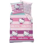 Housses de couette Sanrio roses Hello Kitty 140x200 cm pour enfant en promo 