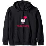 Sweats à capuche noirs enfant Hello Kitty classiques 