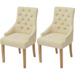 Chaises en bois blanc crème en chêne 