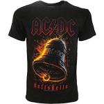 T-shirts à imprimés noirs AC/DC Taille XXL look fashion pour homme 