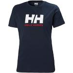 T-shirts à imprimés Helly Hansen bleus à logo à col rond Taille XS pour femme en promo 