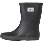 Bottes de pluie Helly Hansen noires à rayures en caoutchouc imperméables Pointure 44,5 classiques pour homme en promo 