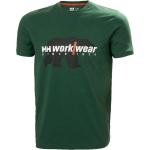T-shirts à imprimés Helly Hansen verts en coton à motif ours bio à manches courtes Taille L look fashion pour homme 