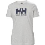 T-shirts à imprimés Helly Hansen gris à logo à col rond Taille M look fashion pour femme en promo 