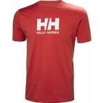 Chemises Helly Hansen rouges en coton à manches courtes à manches courtes Taille 4 XL classiques pour homme 