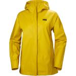Vestes de randonnée Helly Hansen jaunes en fibre synthétique coupe-vents à capuche Taille S pour femme en promo 