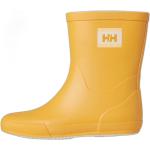 Bottes plates Helly Hansen jaunes à rayures en caoutchouc imperméables Pointure 36 look casual pour femme 
