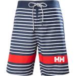 Boardshorts Helly Hansen bleus à rayures en fil filet éco-responsable Taille L classiques pour homme 