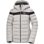 Vestes de ski Helly Hansen grises imperméables coupe-vents respirantes avec jupe pare-neige Taille XS look fashion pour femme 