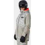 Vestes de ski Helly Hansen blanches imperméables coupe-vents respirantes col montant à col montant Taille M look casual pour femme en promo 