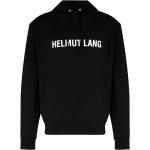 Helmut Lang hoodie à logo imprimé - Noir