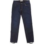 Jeans droits bleus en toile délavés stretch Taille XXL pour homme 
