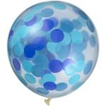 HEMA 6 Ballons Confetti (bleu)