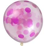 HEMA 6 Ballons Confetti (rose)