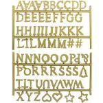 HEMA 72 Lettres Et Symboles Dorés (doré)