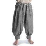 Pantalons en lin multicolores en coton lavable en machine Taille 3 XL look fashion pour homme 