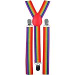 HENBRANDT Déguisement Bretelles Arc-En-Ciel Gay Pride Accessoire
