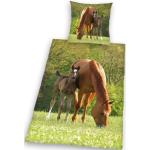 Housses de couette Herding à motif chevaux 140x200 cm 