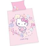 Housses de couette Herding multicolores en coton Hello Kitty bio 100x135 cm pour enfant 