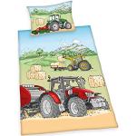 Housses de couette Herding multicolores à motif tracteurs pour enfant 