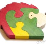 Puzzle Bois Enfant, 3PCS Jouets Enfant Animaux Puzzle, Jeu Educatif Puzzle  à Encastrements Bébé, Montessori Jeux Anniversaire Noël, Jouet Cadeau Fille  Garçon 2 3 4 Ans