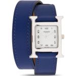 Bracelets de montre Hermès bleus en acier seconde main à à boucle ardillon pour femme 
