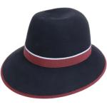 Chapeaux d'été Hermès noirs à rayures en laine seconde main Tailles uniques look vintage 