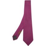 Cravates en soie Hermès roses seconde main Tailles uniques look vintage pour homme 