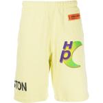 Heron Preston short de sport à logo imprimé - Jaune