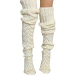 Chaussettes pour fêtes de Noël blanches à rayures en éponge de foot en lot de 12 Tailles uniques classiques pour femme 