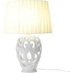 Lampes de table blanches en porcelaine baroques & rococo 