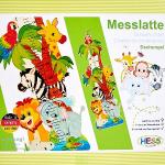 Toises Hess multicolores en bois à motif animaux 