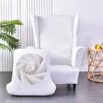 Housses de fauteuil blanches en polyester extensibles 