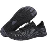 Chaussures de running noires en fil filet anti glisse Pointure 41 look fashion pour femme en promo 