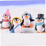 Figurines en plastique à motif pingouins 