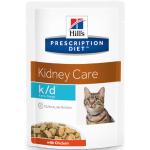 Hill's Prescription Diet K/D Early Stage sachets repas pour chat au poulet 12 x 85g