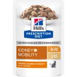 Hill's Prescription Diet K/D + Mobility sachets repas pour chat au poulet 12 x 85g