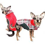 Manteaux rouges en polaire pour chien Taille XL 