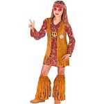 Déguisements Widmann multicolores à franges hippie enfant look hippie 