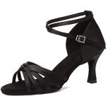 Chaussures de danse Hipposeus noires en daim Pointure 40 look fashion pour femme 