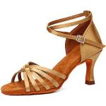 Chaussures de danse Hipposeus beiges en daim Pointure 36,5 look fashion pour femme 