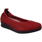 Chaussures casual Hirica rouges en cuir made in France Pointure 36 avec un talon jusqu'à 3cm look casual pour femme en solde 